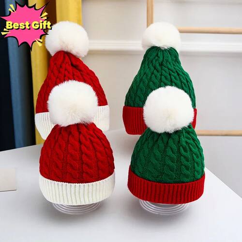 Christmas Xmas Santa New Year Hat Outdoor Winter Warm Croche