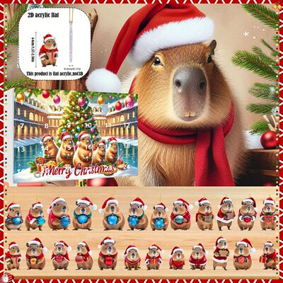 Christmas Advent Calendar 24 Days Countdown Kapibara Blind B