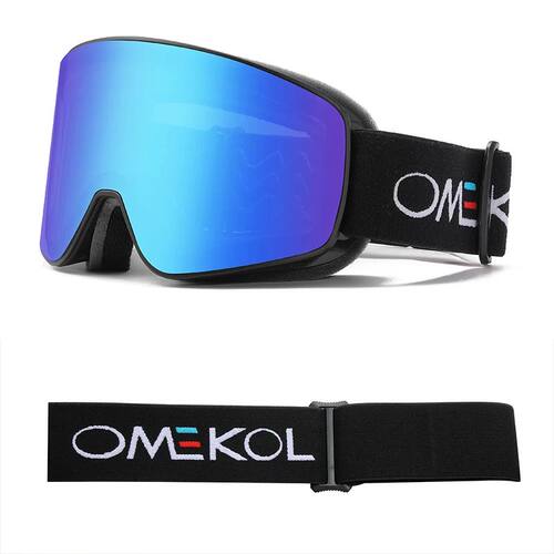 Double Layers Anti-Fog Ski Goggles Snowmobile Eyewear Outdoo