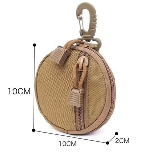 circular buckle parts bag Outdoor earphone triangular