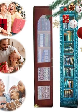 Mini Book Ornament with 24 Small Book Creative Advent Calend