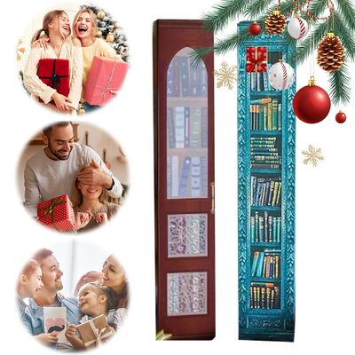 Mini Book Ornament with 24 Small Book Creative Advent Calend