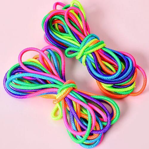 Rainbow Rubber Band For Jumping Game Kids Outdoor Fun Sports