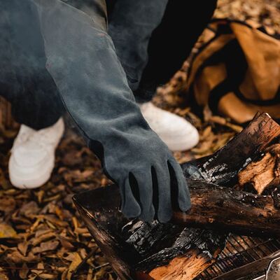 Outdoor Welding Gloves Camping Cowhide Insulated Heat-Resist