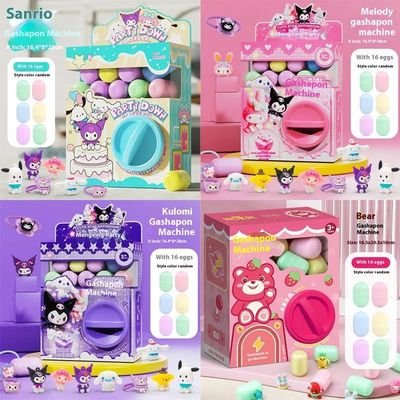 16pc Sanrio Anime Cute Melody Kuromi Blind Box Toy Cartoon T