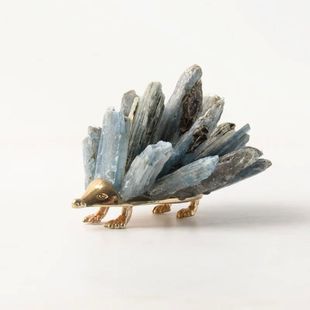 Cluster Decor Handmade Natural Home Crystal Craft Offic Blue