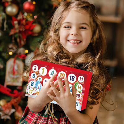 24-Day Slime Advent Calendars Multi-Purpose Slime Countdown