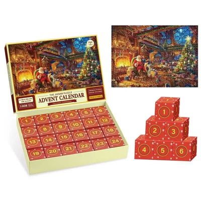 Christmas Jigsaw Puzzles Advent Calendar Surprise Countdown