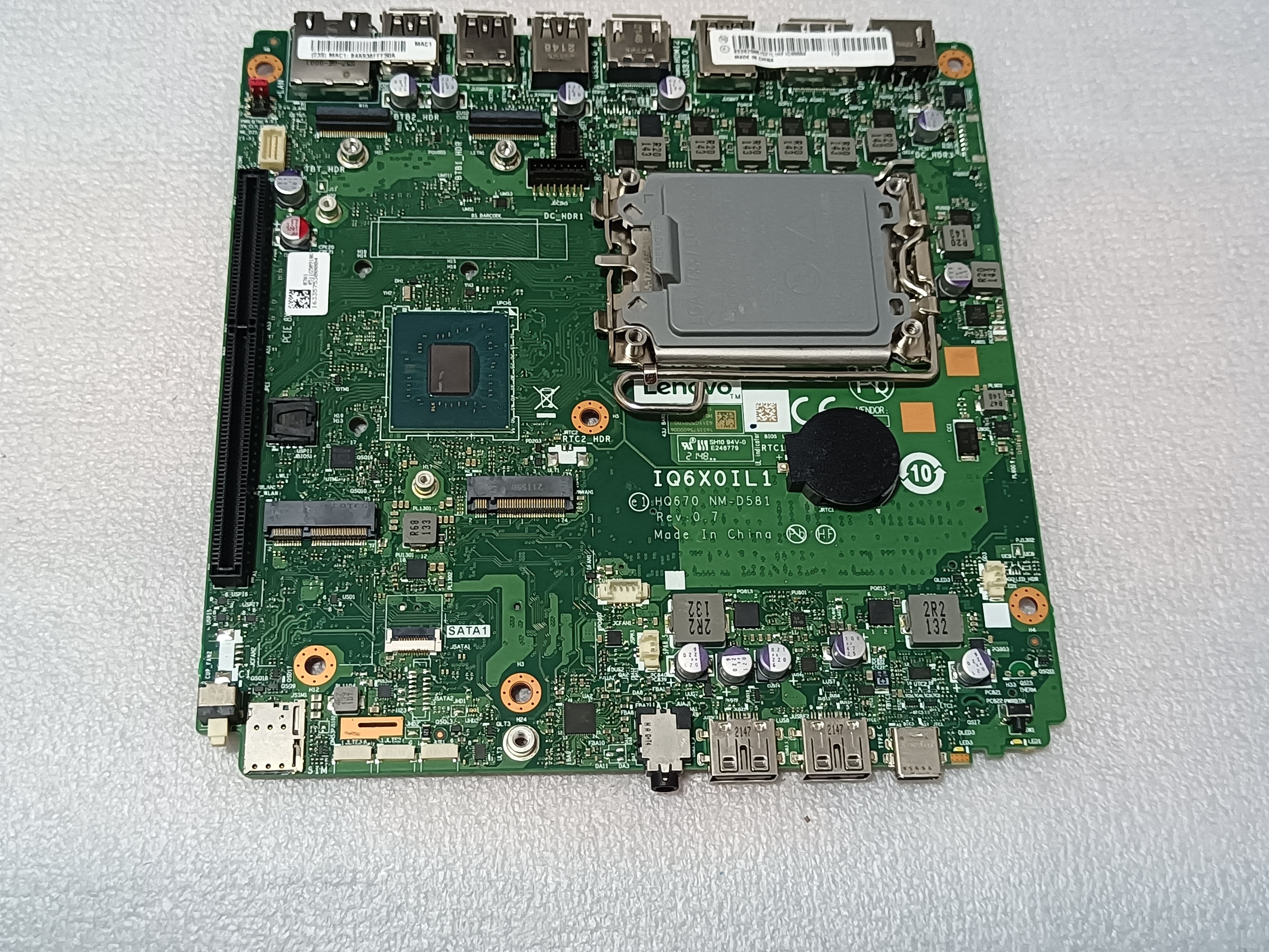 Tiny8 M90q Gen3 M950q P360Tiny主板 支持12代CPU DDR5内存HQ670