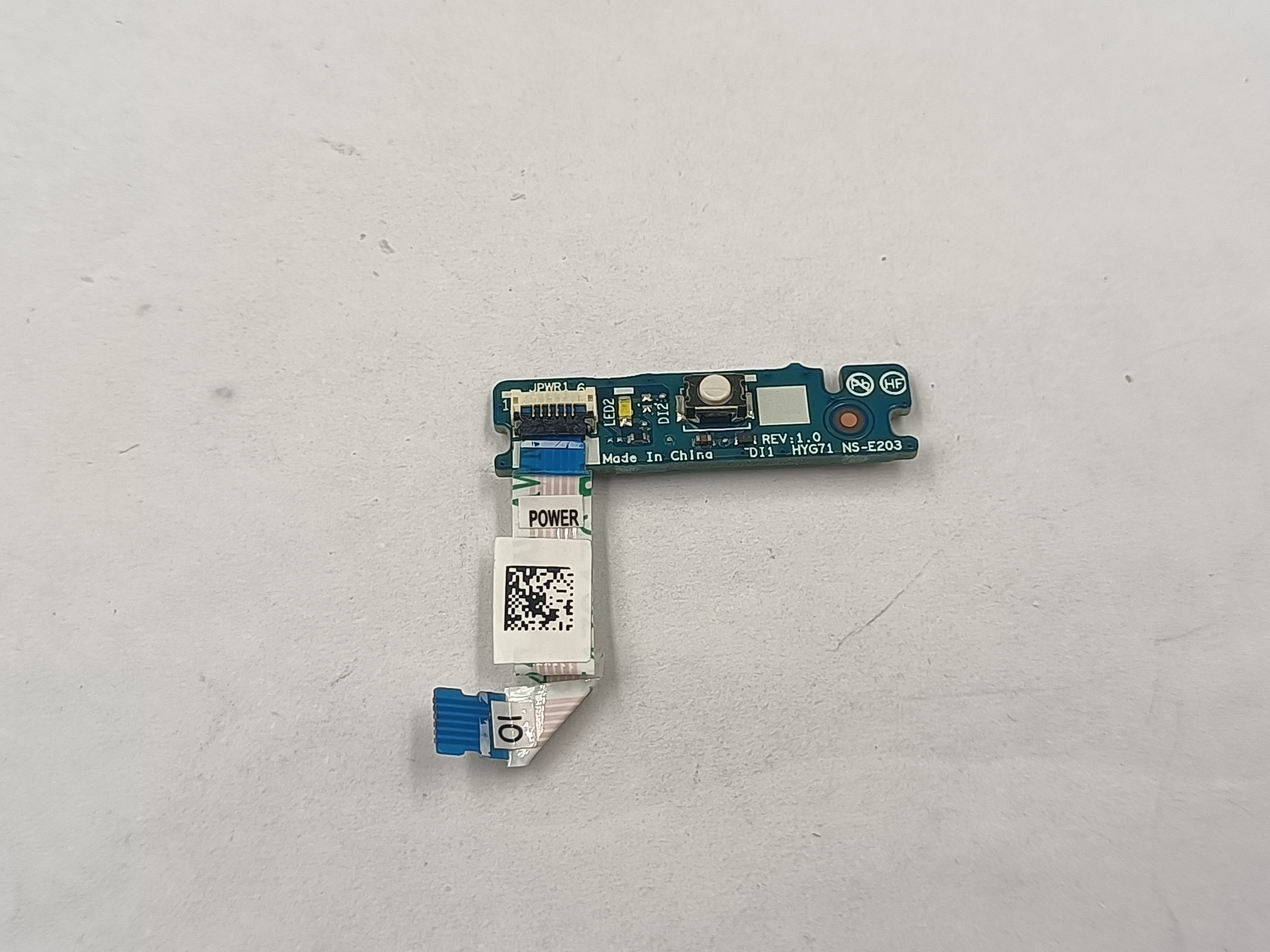 全新联想 Yoga 7 16IAP7 电源按钮板带电缆 NS-E203 5C50S25372