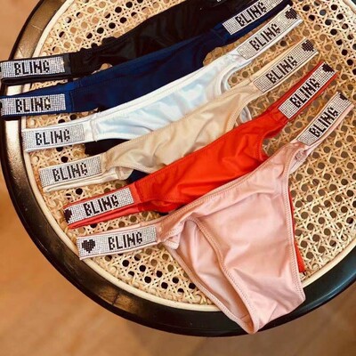 小红书推荐情人节水钻巴西内裤带