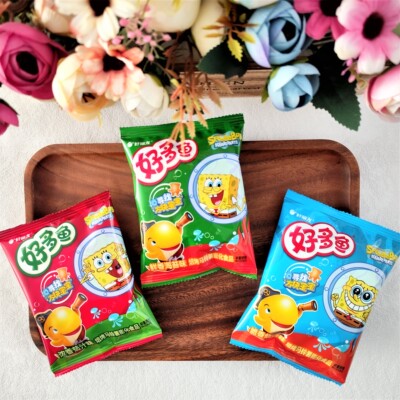 好丽友好多鱼马铃薯膨化食品美味休闲零食儿童小吃散装称重小包装