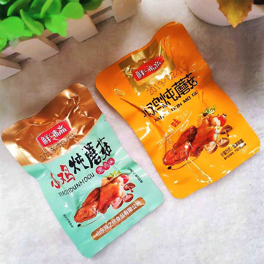 鲜味斋小鸡炖蘑菇鸡排鸡块真空包装卤味休闲零食小包装称重2500g