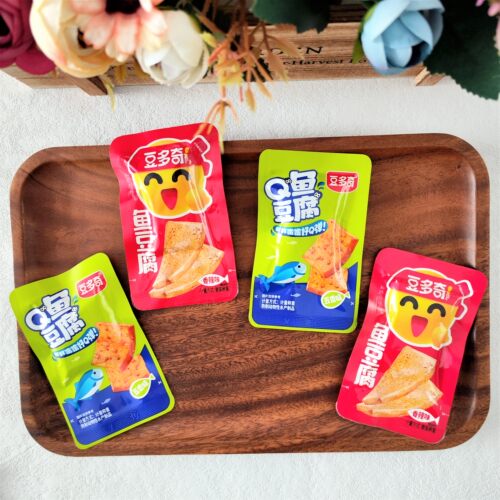 豆多奇鱼豆腐鱼豆干豆腐干美味零食麻辣小吃散装称重独立小包装