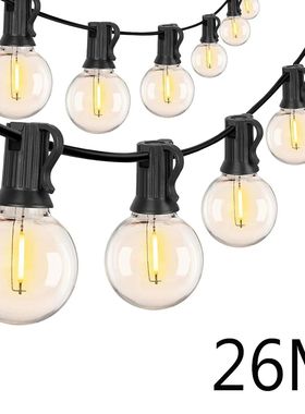110V/220V Outdoor String Lights LED G40 Festoon Fairy Patio
