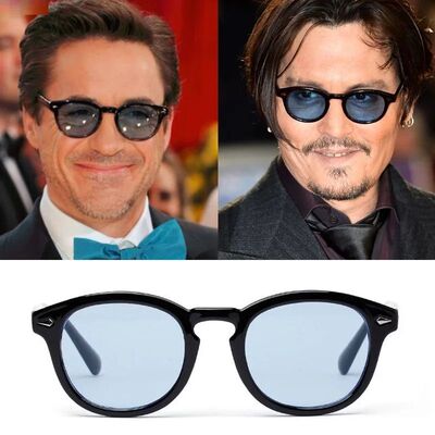 Classic Johnny Depp Round Sunglasses Women Retro Rice Nail S