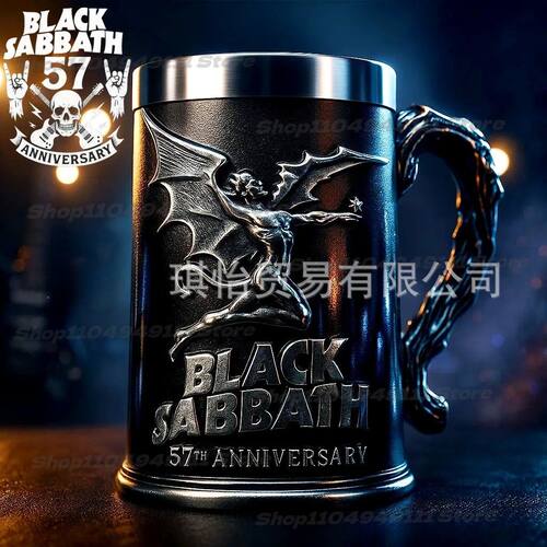 New Black Sabbath 57th Anniversary Commemorative Mug Stainle