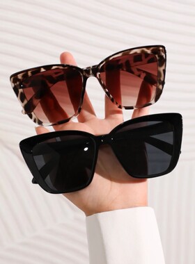2/3Pc Fashionable Oval Plastic Frame Versatile Street Photo