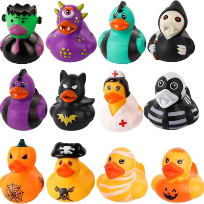 Halloween Gift Rubber Duck Party Favors Squeaky Water Playin