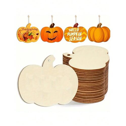 12/24 DIY wooden pumpkin papercuts for Halloween and Thanksg