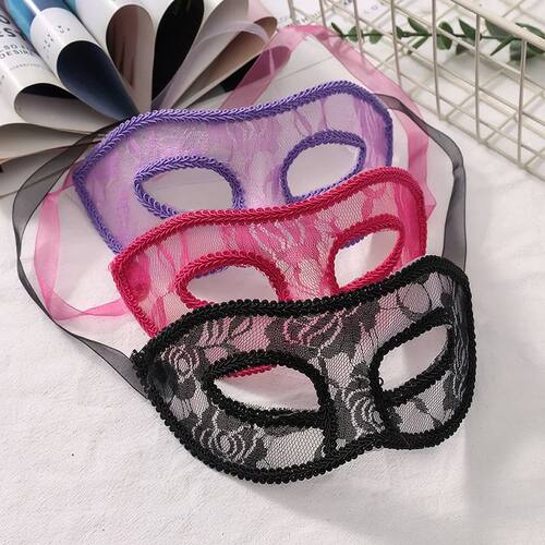 Party Masks Feminine Venetian Masquerade Mask Translucent Ey