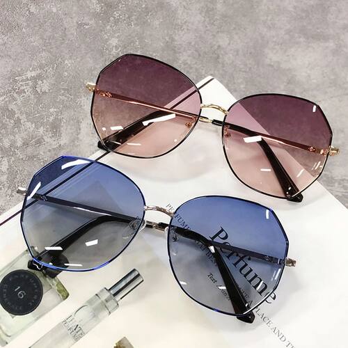 Sunglasses Women Retro Drive Travel Delicate Oval Frame Desi
