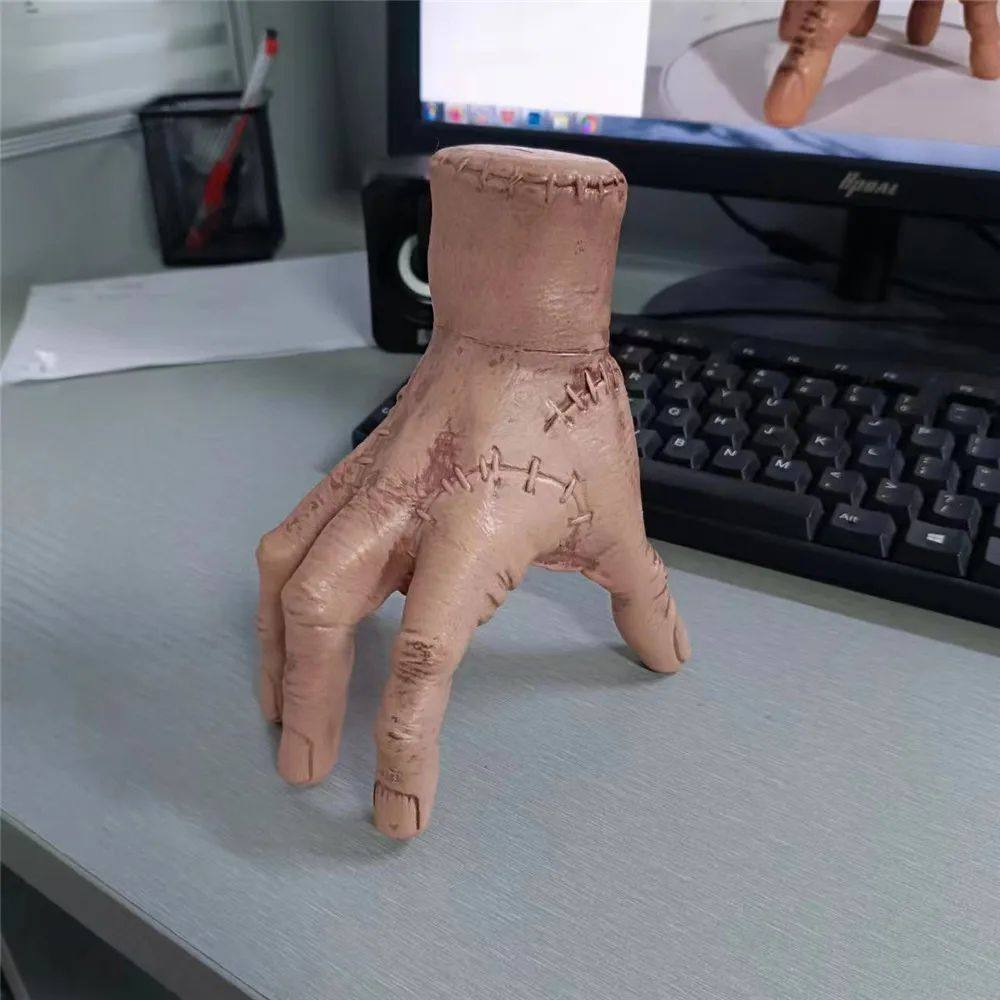 Wednesday Thing Hand From Addams Family Horror Cosplay Figur