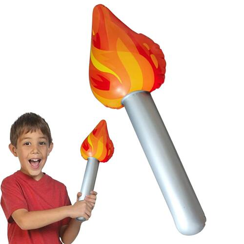 Inflatable Torch Fun Torch Inflates for Olympic Games Mediev