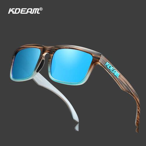 Square Men's Polarized Sunglasses Outdoors Lifestyle Coating
