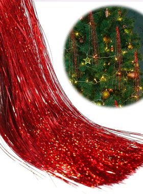 3000 Strands Christmas Icicles Iridescent Tinsel Foil Fringe
