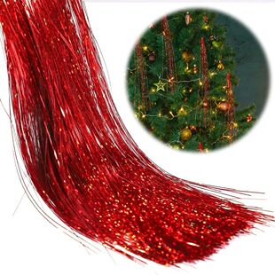 3000 Strands Christmas Icicles Iridescent Tinsel Foil Fringe