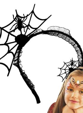 Halloween Headband Decorative Festive Spider Hair Hoop With