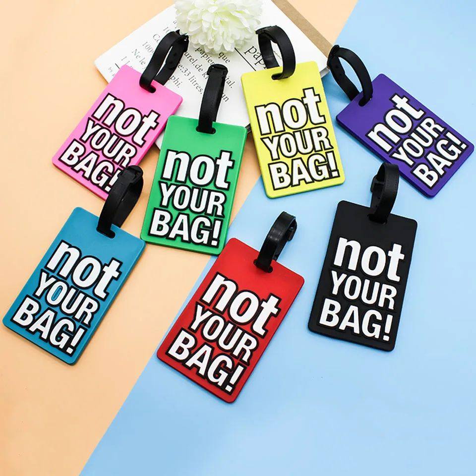 Creative Letter Not Your Bag Travel Accessories Luggage Tags