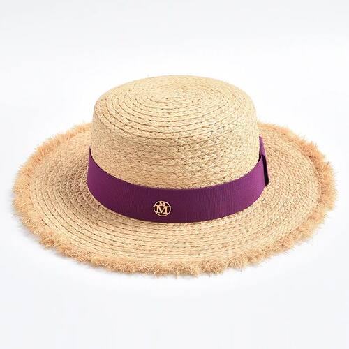 New Natural Straw Hat Spring Summer Soft Shape Sun Hats for