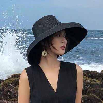 Summer Hepburn Style Sun Hat for Women Girls Vintage Design