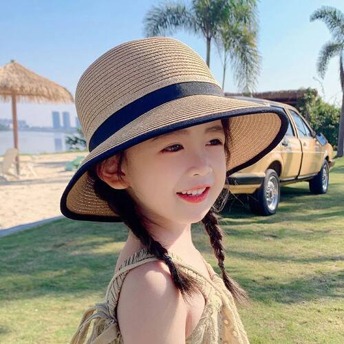 Sunscreen Hat for Spring Travel GirlsInSummer Straw Hat for