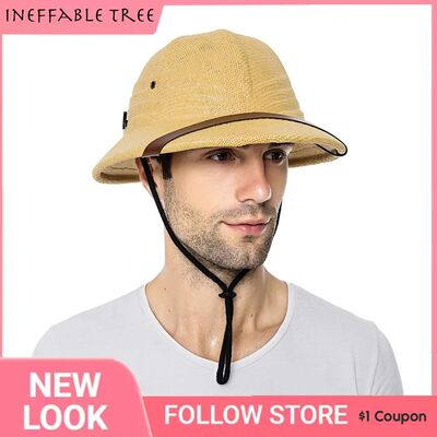 Parent-child Vietnam Toquilla Straw Helmet Pith Sun Hat For