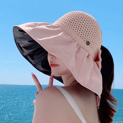 Summer Women Bucket Hat UV Protection Sun Hats Soft Foldable