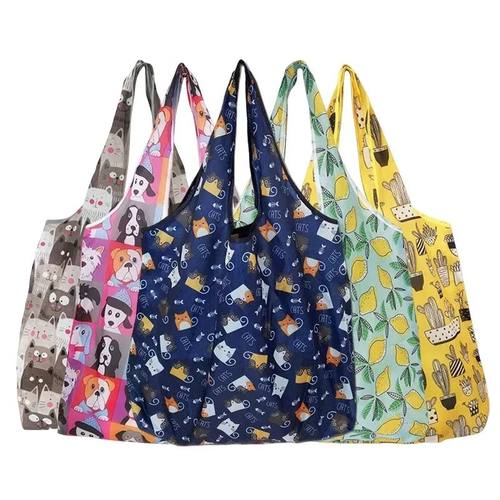 Big Eco-Friendly Folding Shopping Bag Reusable Portable Shou