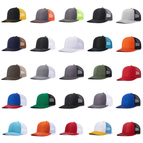 112 Mesh Blank Solid Color Sunshade Net Hat Summer Breathabl