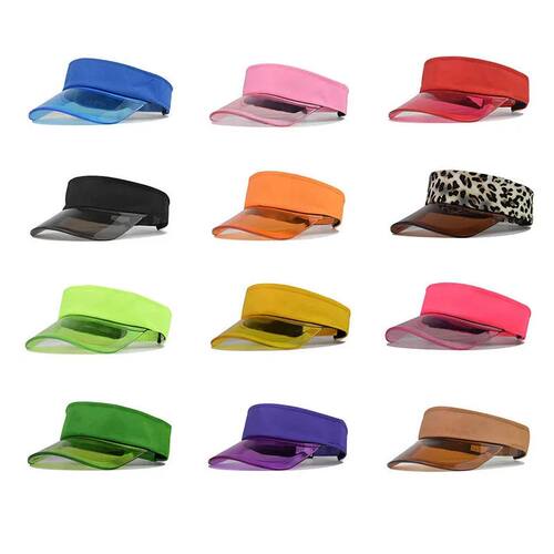 Men's Women's Summer Sun Visor Hats Empty Top Sun Protection