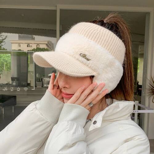 Winter Hat for Women Winter Warm Ear Wing Knitted Cap Baseba