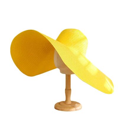 Summer Large Wide brim women leisure Colorful Panama sun hat