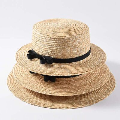 Wholesale Classical Summer Beach Hat Wide Brim Straw Boater