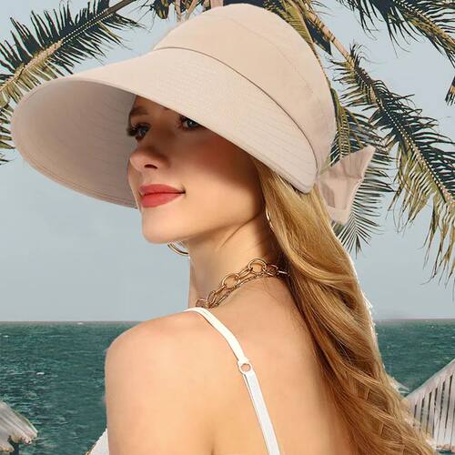 Foldable Women's Sunhat Summer Outdoor Beach Fisherman Hat F