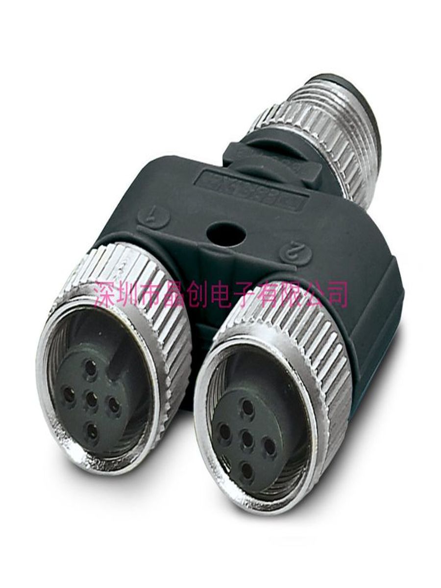 1464206 全新 SAC-5P-M12Y/2XM12FS VP VA- Y型分配器