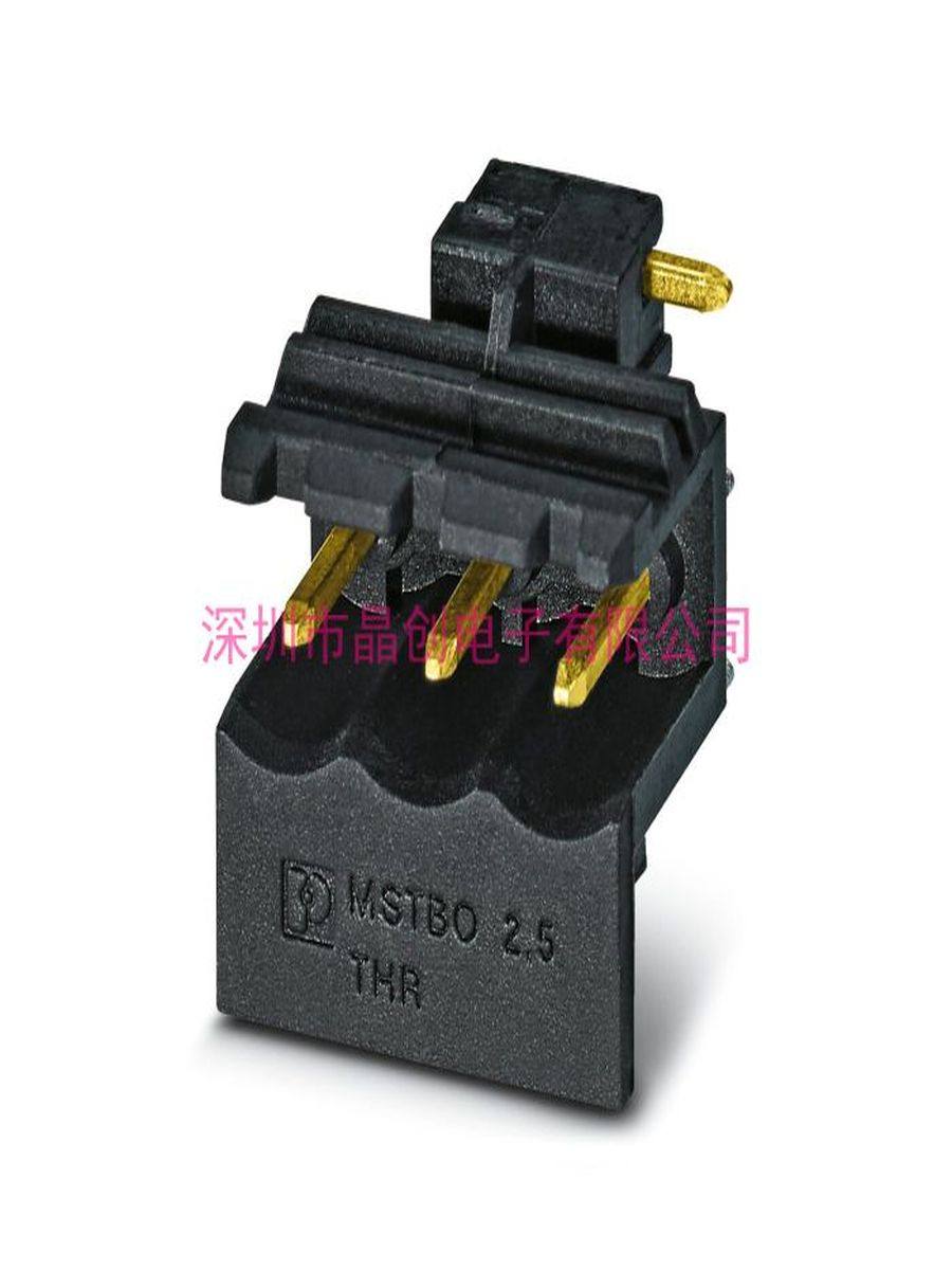 2201557 全新 MSTBO 2,5/ 3 G1R THR BK AU 3CR- PCB插座