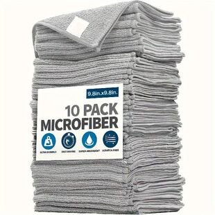 fine Cleanin 20pcs Gray Light Fiber Ultra Towel Kitchen