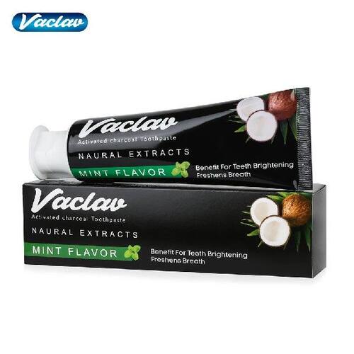 Teeth Whitening Activated Charcoal Mint Flavor Toothpaste Fl