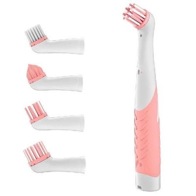Brush with 4in1 Multiple Brush Heads Cordless Motorized Clea
